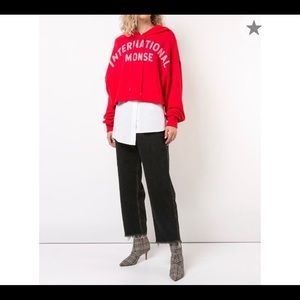 Monse International Hoodie in Red